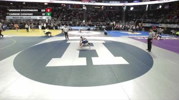 I-110 lbs Cons. Round 5 - Carmine Catapano, Sayville vs Brendan Stoutenburg, Saratoga Springs