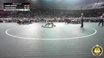 B6A-106 lbs 3rd Place Match - Jaaziel Benman, Putnam City North vs Blake Thomas, Piedmont