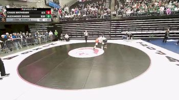 5A 175 lbs Cons. Round 3 - Chase Mathiesen, Alta vs Alexander Swain, West Jordan