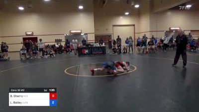 38 kg Cons 32 #2 - Bradley Sherry, Interior Grappling Academy vs Logan Bailey, Curby 3 Style Wrestling Club