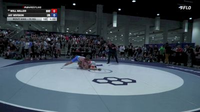 79 kg Champ. Rd Of 64 - Will Miller, Boone RTC vs Jay Nivison, Long Island RTC - LIRTC