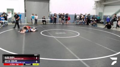 120 lbs Round 2 - Bryce Zeiler, Chugach Eagles Wrestling Club vs Alex Shea, Anchor Kings Wrestling Club