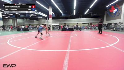 120 lbs Consi Of 16 #1 - Carson Musquiz, Ryse Wrestling Club vs Chico Suarez, Omada Kitrinos Wrestling Club