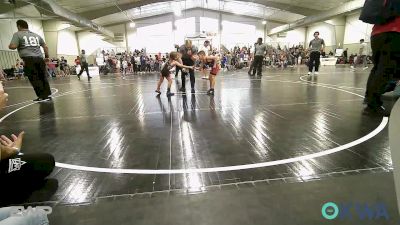 49 lbs Consi Of 4 - Cruz Hoyler, Hilldale Youth Wrestling Club vs Geronimo Tecumseh II, Mojo Grappling Academy
