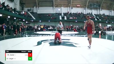 184 lbs Cons. Semi - Matt Zuber, Northern Illinois vs Shane Liegel, Wisconsin