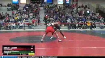 197 lbs Cons. Round 3 - Rodsean Graham, UW-Parkside vs Steven Abbott, MSU Moorhead