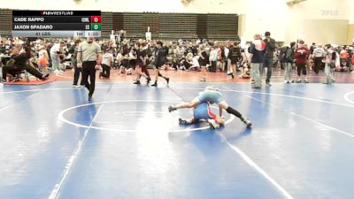 61 lbs Rr Rnd 4 - Cade Rappo, ICWL Bruisers Club - ESC vs JAXON SPADARO, South Side Wrestling Club - ESC