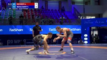 74 kg 1/4 Final - Anton Suchkov, Individual Neutral Athletes vs Yerkhan Bexultanov, Kazakhstan