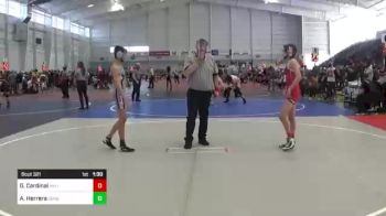 83 lbs Rr Rnd 3 - Gus Cardinal, Valiant vs Antonio Herrera, Generals