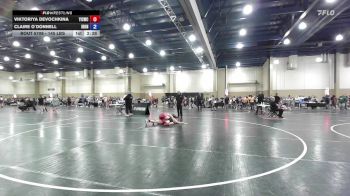 145 lbs Consolation - Viktoriya Devochkina, Youth Impact Center Wrestling Club vs Claire O`Donnell, Iron's Elite Wrestling Club
