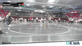 64 lbs Consi Of 4 - Emma Starr, Hilldale Youth Wrestling Club vs Cooper Sullivan, Broken Arrow Wrestling Club