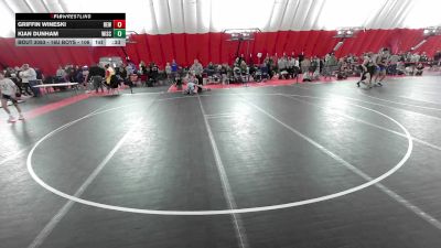 16U Boys - 106 lbs Cons. Round 2 - Kian Dunham, Wisconsin vs Griffin Wineski, RT Elite Wrestling