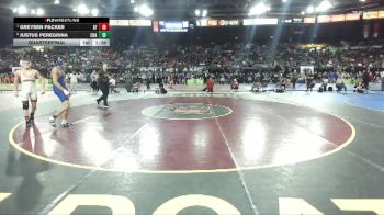 120 lbs Quarterfinal - Greysen Packer, South Fremont vs Justus Peregrina, Coeur D Alene