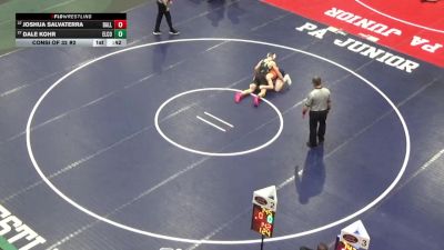 124 lbs Consi Of 32 #2 - Joshua Salvaterra, Dallas vs Dale Kohr, Elco