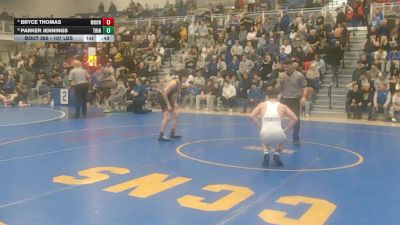 107 lbs 3rd Place - Bryce Thomas, Moon Area vs Parker Jennings, Trinity