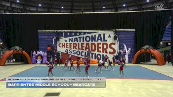 Barrientes Middle School - Bearcats [2025 Intermediate Non-Tumbling JH/MS Crowd Leading Day 1] 2025 NCA South Texas Regional