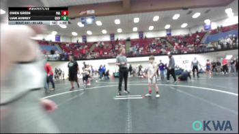 66 lbs Semifinal - Owen Green, Perry Wrestling Academy vs Liam Aubrey, Grover Rains Wrestling Club