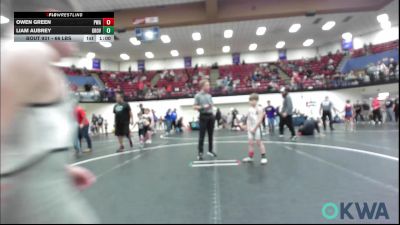 66 lbs Semifinal - Owen Green, Perry Wrestling Academy vs Liam Aubrey, Grover Rains Wrestling Club