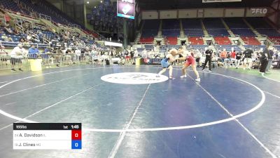 165 lbs Cons 32 #2 - Abram Davidson, IL vs Jeremiah Clines, MO