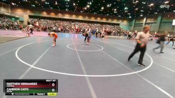 106 lbs Champ. Round 1 - Matthew Hernandez, Central vs Cameron Caito, Beyer
