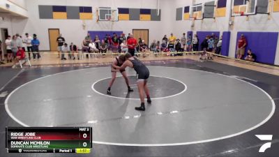 175 lbs Cons. Round 2 - Duncan McMilon, Dominate Club Wrestling vs Ridge Jobe, WAR Wrestling Club