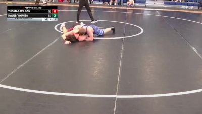 145-158 lbs Cons. Round 1 - Kaleb Younes, Kearney Catholic vs Thomas Wilson, Shelton