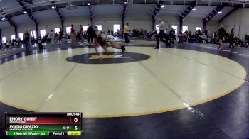 149 lbs Champ. Round 2 - Egidio DiFazio, Lake Erie College vs Emory Gunby, Unattached