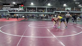 165 lbs Cons. Round 2 - Ayden McRoberts, Coe vs Dillon Raab, Lakeland