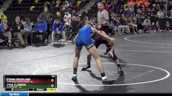 120 lbs Quarterfinal - Ethan Skoglund, 3-Sergeant Bluff-Luton vs Tyce Clarken, 6-Humboldt