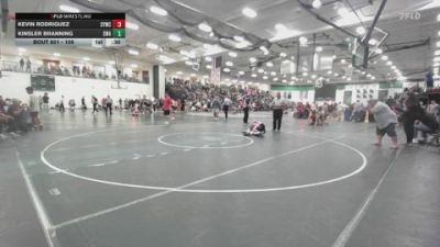 106 lbs Cons. Round 4 - Kevin Rodriguez, Sutherland Youth Wrestling Clu vs Kinsler Branning, Shelton Wrestling Academy