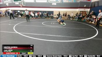 126 lbs Semifinal - Ashton Gamboa, Cypress Ranch vs Caio Aron, College Park