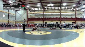 132 lbs Champ. Round 2 - Blaze Van Gundy, Dublin Coffman vs Mason Hermes, Edison