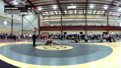 132 lbs Champ. Round 2 - Blaze Van Gundy, Dublin Coffman vs Mason Hermes, Edison