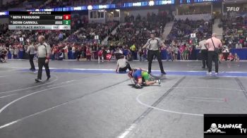 70 lbs Cons. Round 2 - Brealynn Haste, Pratt Wrestling Club vs Rowdie Bond, Trailhands