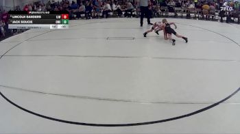 17 lbs Cons. Round 1 - Lincoln Sanders, Crawford Jr. Wrestling vs Jack Soucie, Cambridge Wrestling Club