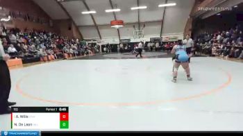 110 lbs Cons. Semi - Ashley Wilis, St. Helens vs Natalie De Leon, Hillsboro