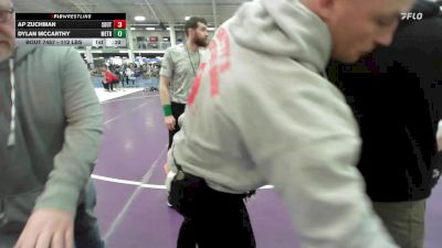 112 lbs Consi Of 8 #1 - Ap Zuchman, South Burlington vs Dylan McCarthy, Metro West United WC