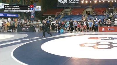 110 lbs Champ. Rd Of 128 - Scarlett Rudnick, Indiana vs Danielis Casanova, Pennsylvania