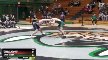 165 lbs Tate Geiser, Cleveland State vs Tommy Bennett, Northern Illinois
