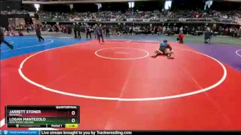 6 lbs Quarterfinal - Logan Mantezolo, Northwest Nelson vs Jarrett Stoner, Rockwall