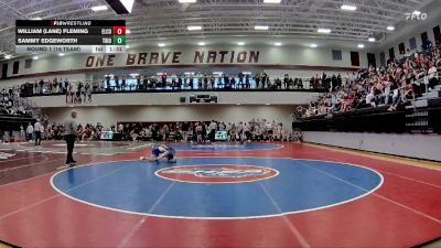 106 lbs Round 1 (16 Team) - William (Lane) Fleming, Elbert County vs Sammy Edgeworth, Trion