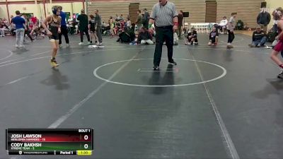 76 lbs Finals (2 Team) - Cody Bakhsh, Xtreme Team vs Josh Lawson, Henlopen Hammers