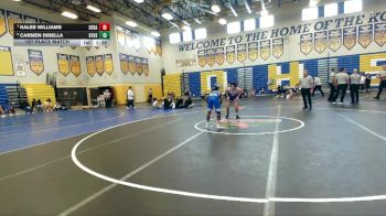 132 Blue 1st Place Match - Kaleb Williams, South Dade vs Carmen DiBella, Bartram Trail H.S.