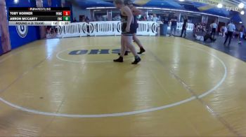 215 lbs Round 4 (8 Team) - Arron McCarty, Eagles WC vs Toby Horner, Palm Harbor WC