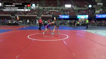 130 lbs Cons. Semi - Viviana Soto, CWC Thunder vs Jaidyn Holdaway, Butte Wrestling Club