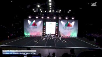 Champion Cheer - Spice (Justin TX) [2026 L2 Junior - Small] 2026 The Southwest Regional Summit