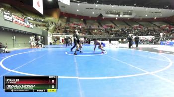 92 lbs Quarterfinal - Ryan Lee, California vs Francisco Espinoza, Chabot Gladiator Wrestling