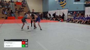 132 lbs Consolation - Bailey Poellinger, Ellsworth High School vs Luke Studer, Blaine