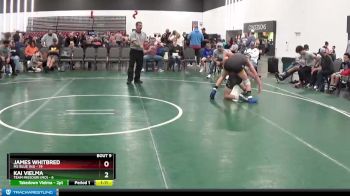 119 lbs Round 3 (8 Team) - Kai Vielma, Team Missouri (MO) vs James Whitbred, M2 Blue (NJ)