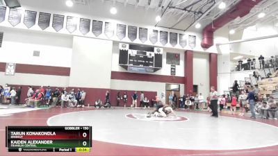 150 lbs Cons. Round 3 - Tarun Konakondla, Brebeuf vs Kaiden Alexander, Franklin Central